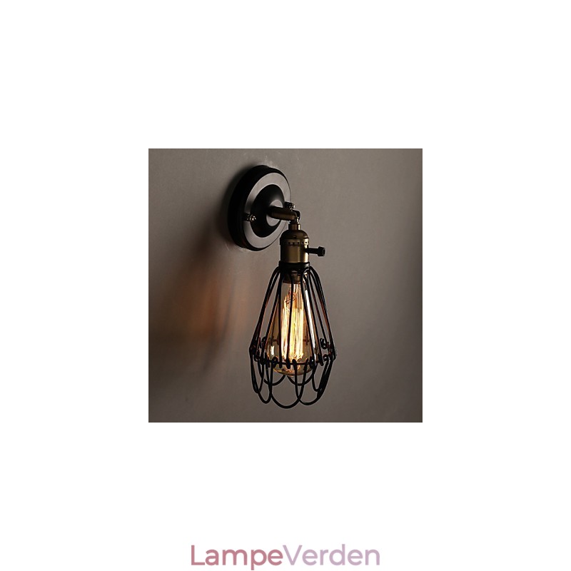 American Country Loft Restoring Ancient Ways Væglampe Smedejernsvæglampe Light