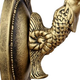 Europæisk kontrakteret landdistrikterne kreative smedejerns væglampe glas lys