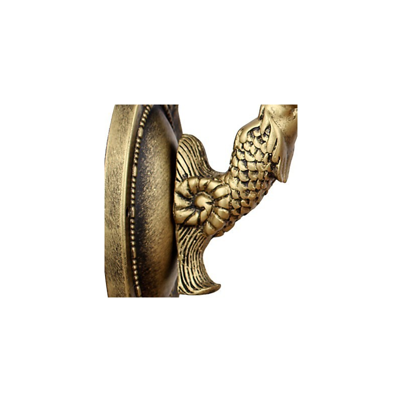 Europæisk kontrakteret landdistrikterne kreative smedejerns væglampe glas lys