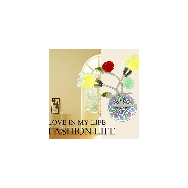 Kreativt moderne og kontraheret kreativt krystalvæglampelys