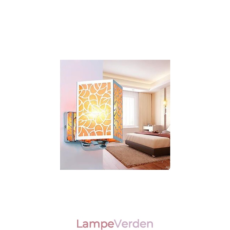 Enkeltende væglampe
