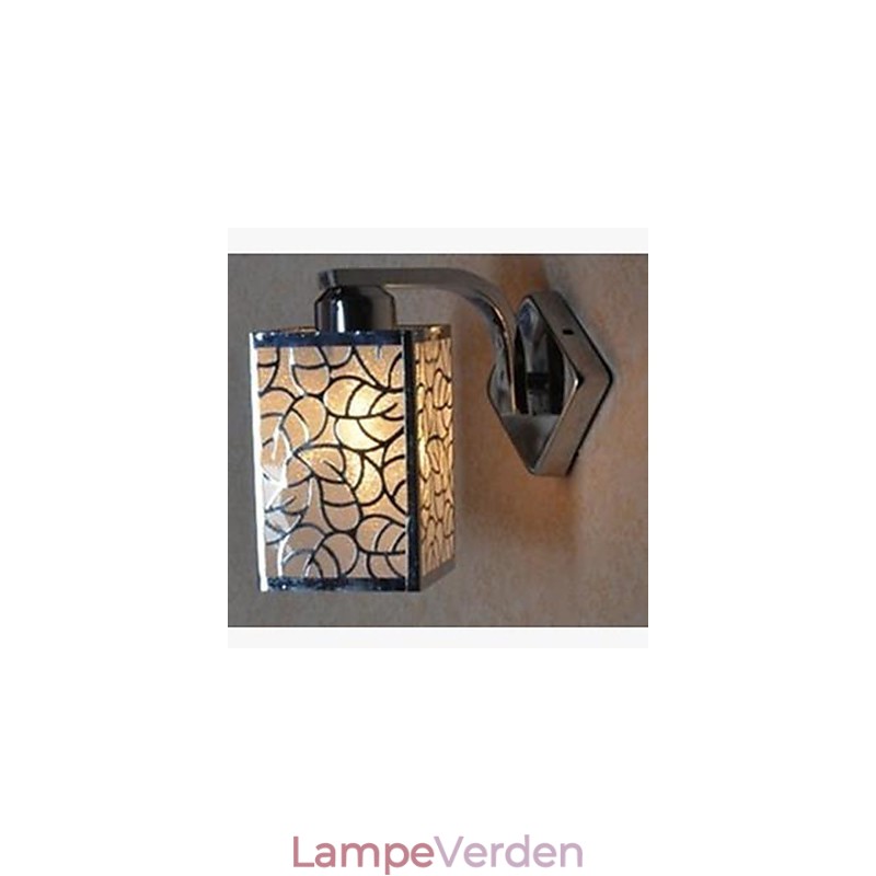 Enkeltende væglampe