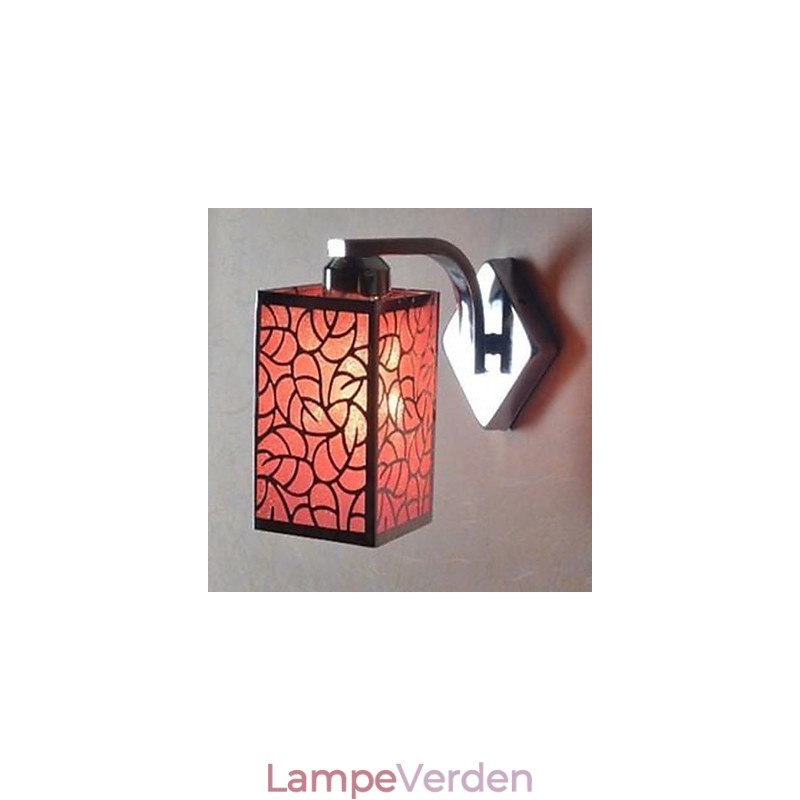 Enkeltende væglampe