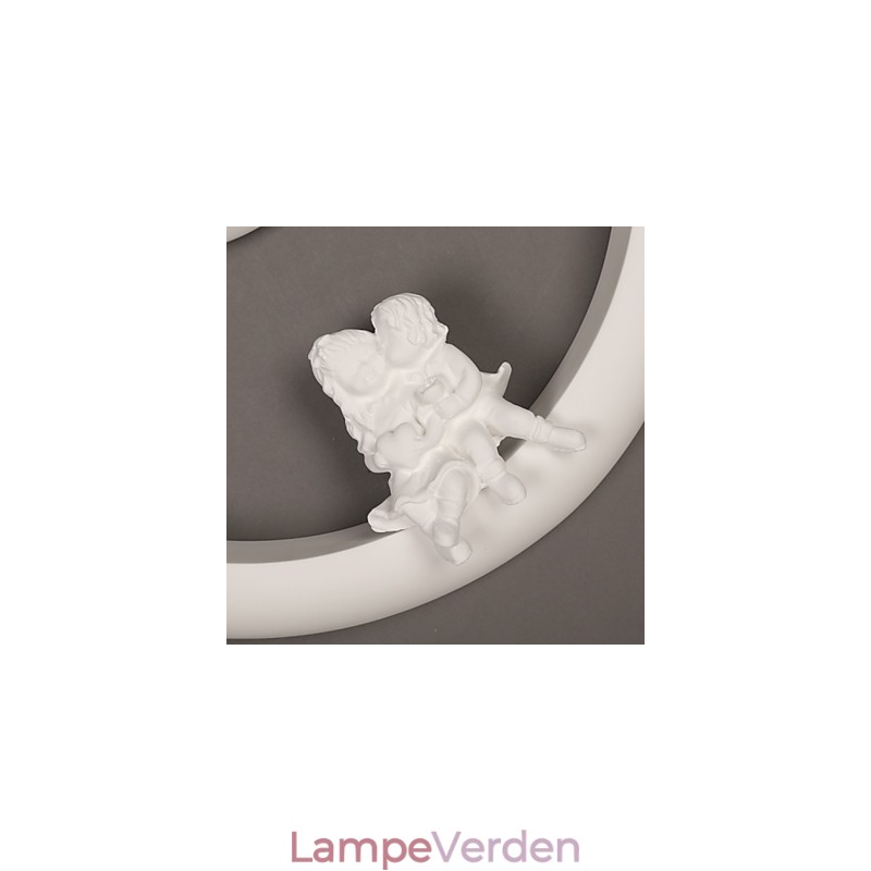 Sød Pastoral Gips Sjov Børneværelse Veranda Væglampe Lys