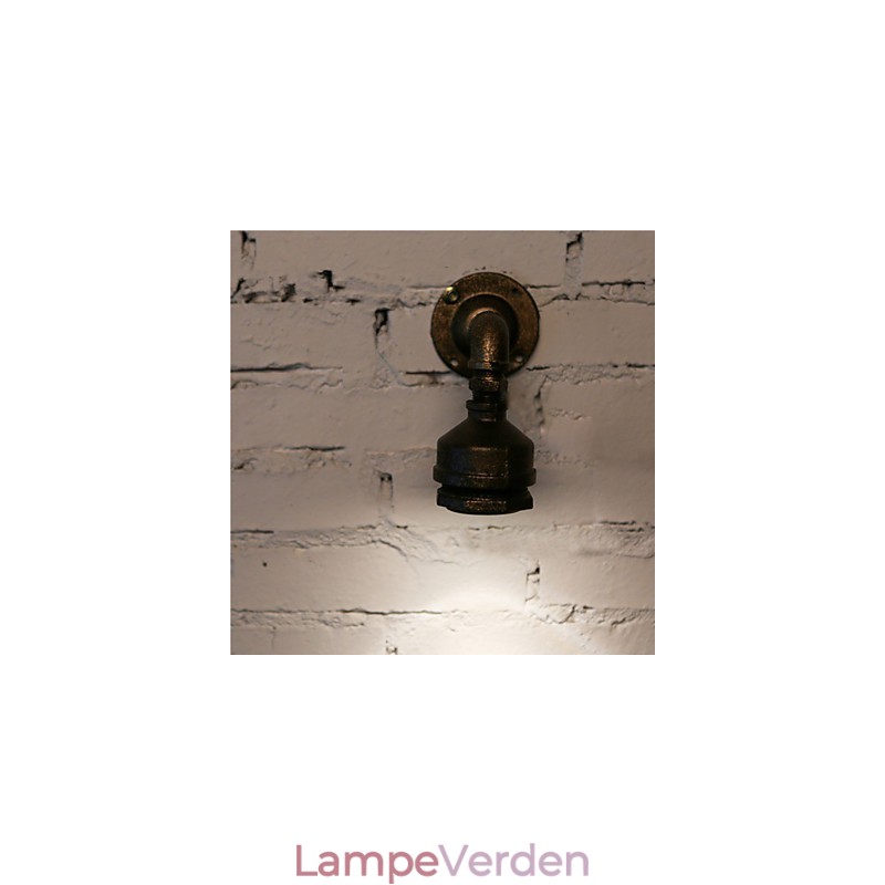 Loft Iron Vandrør Lampe Væglampe Industriel vintage væglampe til indendørs belysning i hjemmet