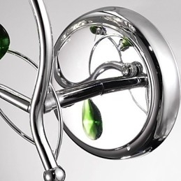 Væglamper Badeværelsesbelysning Stearinlys Væglamper Krystal Moderne Moderne Metal