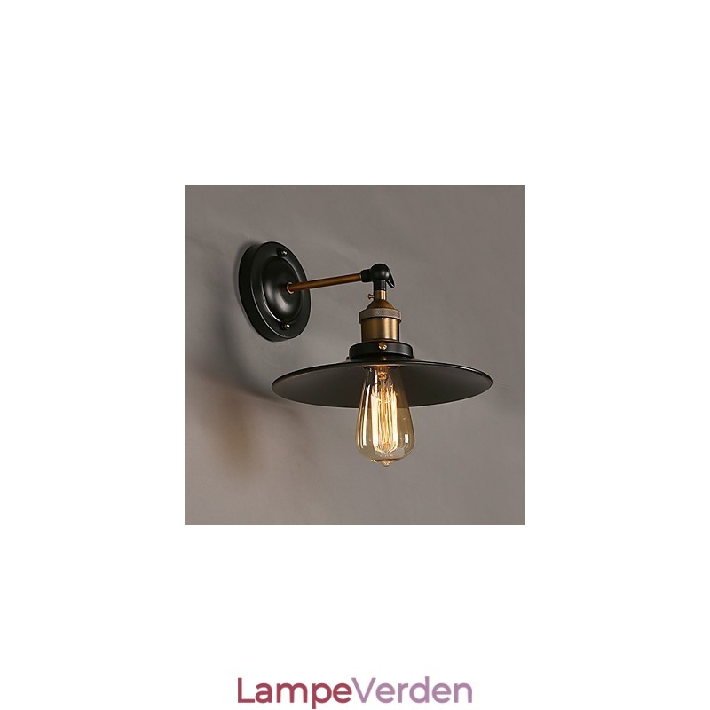Creative Nordic Light Single Head Black Paraply Wall Lamp Restoring Ancient Ways Light