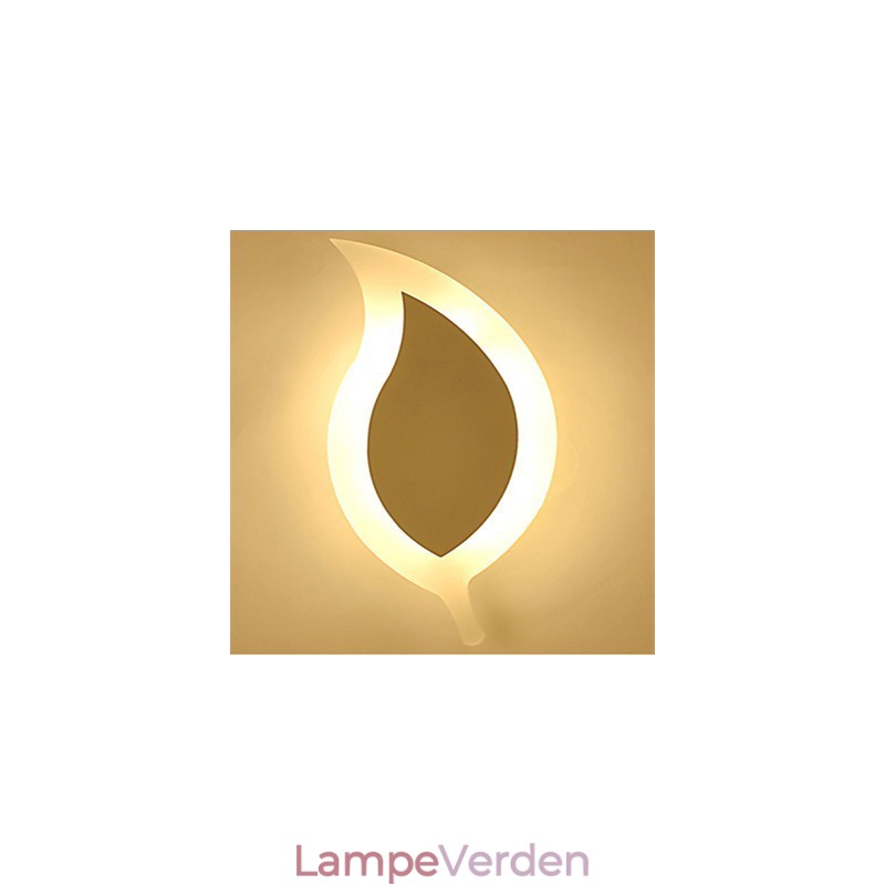 Creative Simple Fashion ModernAcryl Contracted Wall Lamp Alloy Small Leaves Light