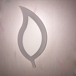 Creative Simple Fashion ModernAcryl Contracted Wall Lamp Alloy Small Leaves Light