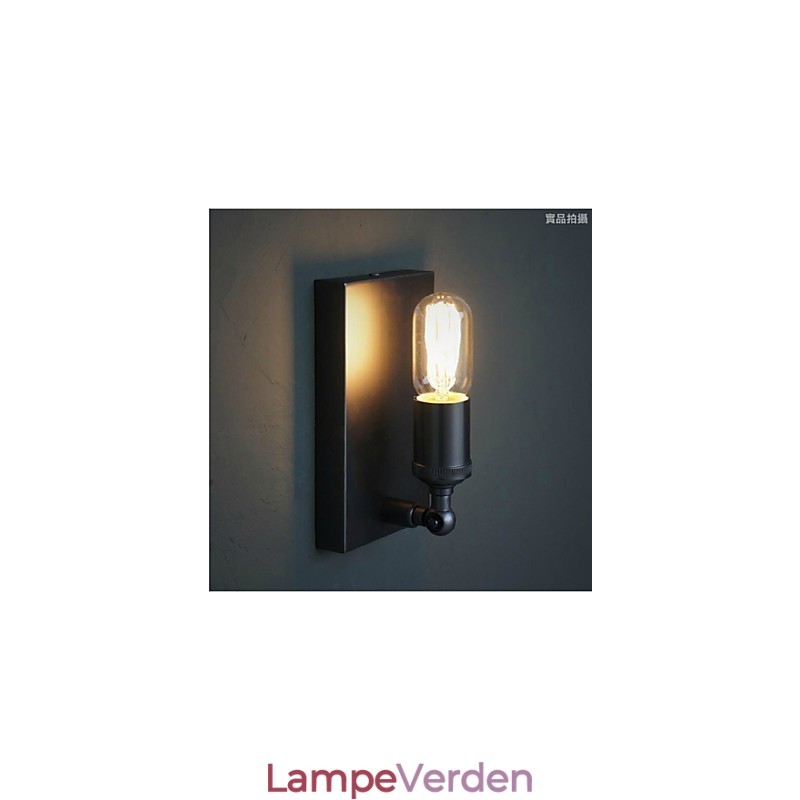Indgået og kreativt land industriel vindgendannelse af gamle måder Edison væglampe lys
