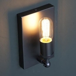 Indgået og kreativt land industriel vindgendannelse af gamle måder Edison væglampe lys