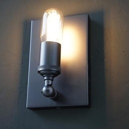 Indgået og kreativt land industriel vindgendannelse af gamle måder Edison væglampe lys