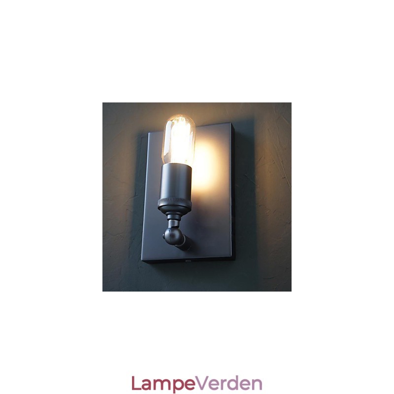 Indgået og kreativt land industriel vindgendannelse af gamle måder Edison væglampe lys
