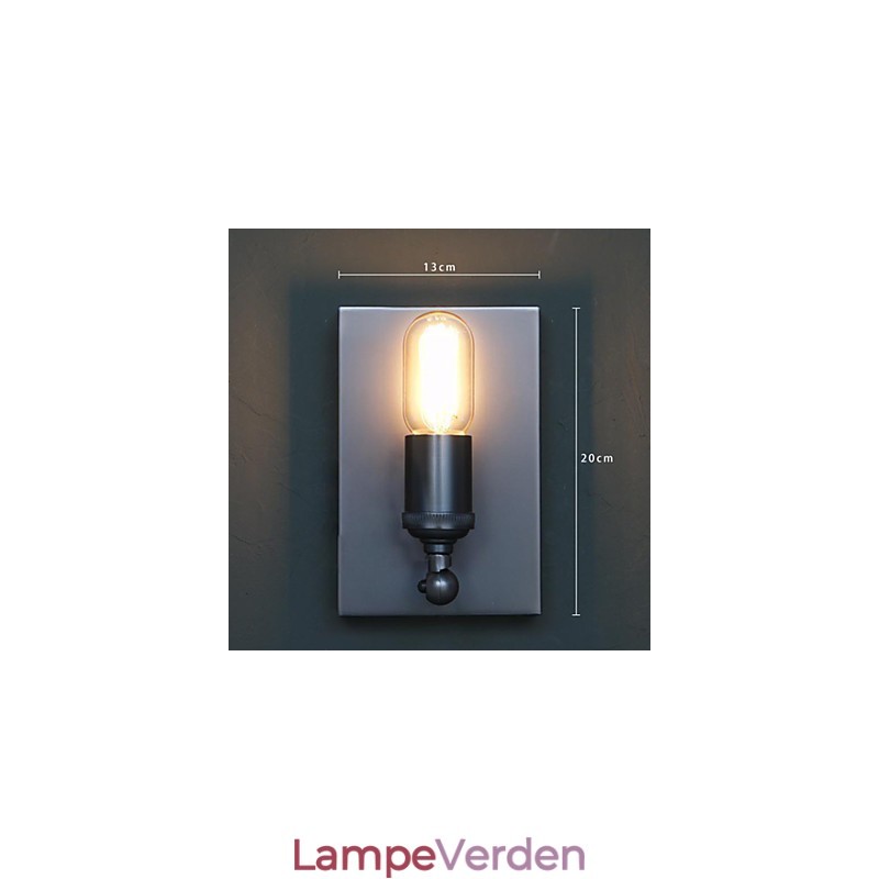 Indgået og kreativt land industriel vindgendannelse af gamle måder Edison væglampe lys