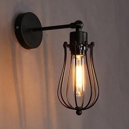 Kreativ personlighed Dekorativ Smedejern Retro Grapefrugt Væglampe