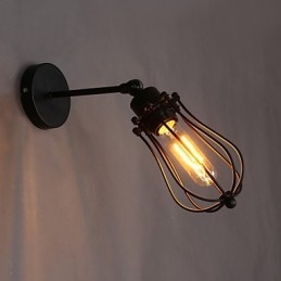 Kreativ personlighed Dekorativ Smedejern Retro Grapefrugt Væglampe
