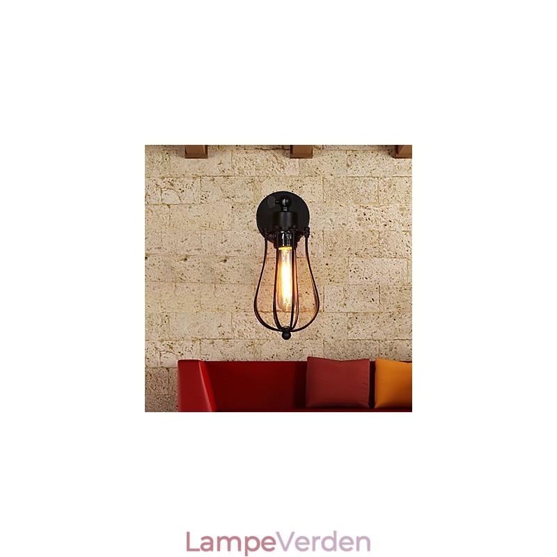 Kreativ personlighed Dekorativ Smedejern Retro Grapefrugt Væglampe