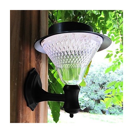 Udendørs Solenergi Hvid Villa Vægmontering Havegård Dørsti Lys Lampe Udendørs Solenergi Hvid Villa Vægmontering Havegård Dørsti Lys Lampe