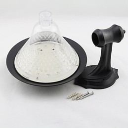 Udendørs Solenergi Hvid Villa Vægmontering Havegård Dørsti Lys Lampe