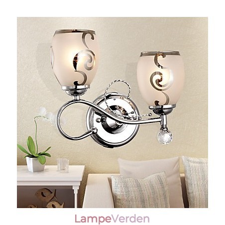 Væglamper Krystal Moderne Moderne Metal