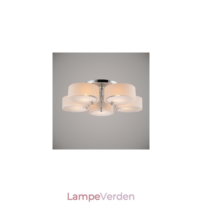Flush Mount Modern Contemporary 5 Lights Ceiling Light Metal