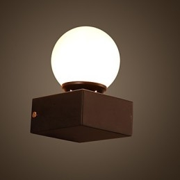 Ball Loft Kreativ Væglampe Smedejern Væglampe Gendannelse Ancient Ways Lights