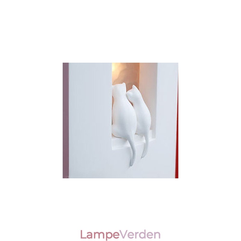 Mode Varmt Børneværelse Hængelys Creative Kitty Gips Væglampe Lys