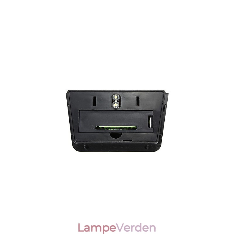Varm gul Solcelledrevet vægmontering 2 Lantern Light Deck Lamp