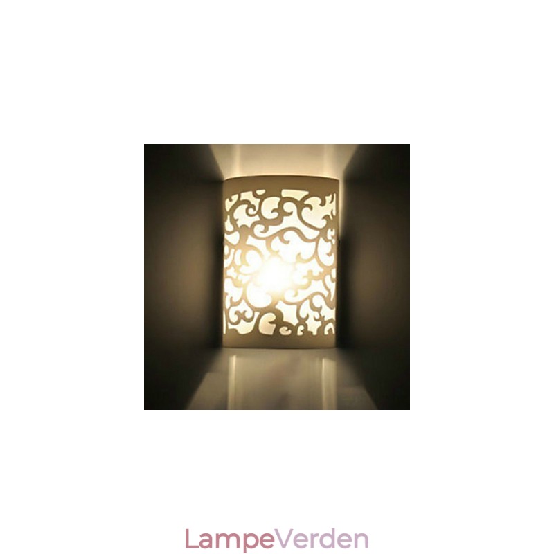 ALLE BLÅ Højkvalitetsdekoration af udskæringsmønstre eller design på træværksvæglampe