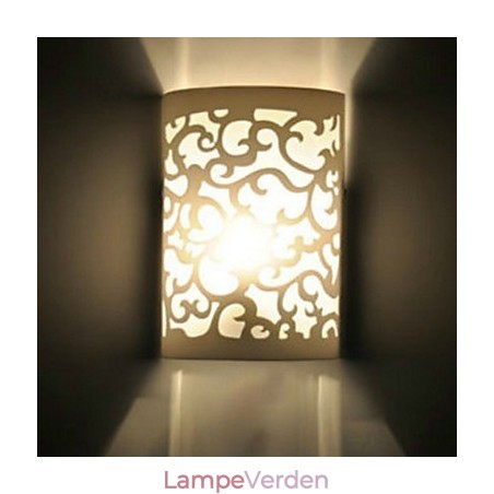 ALLE BLÅ Højkvalitetsdekoration af udskæringsmønstre eller design på træværksvæglampe