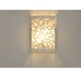 ALLE BLÅ Højkvalitetsdekoration af udskæringsmønstre eller design på træværksvæglampe