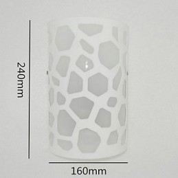 ALLE BLÅ Højkvalitetsdekoration af udskæringsmønstre eller design på træværksvæglampe