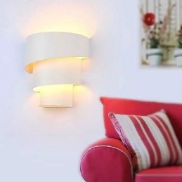 Højkvalitets moderne modedesign Spiral væglampe Kreativ væglampe