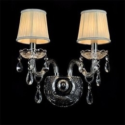 Krystal Mini Style Wall Sconces Candle Wall Lights Moderne moderne glas