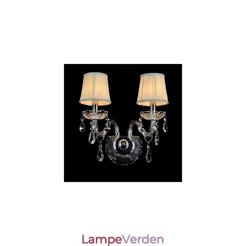 Krystal Mini Style Wall Sconces Candle Wall Lights Moderne moderne glas
