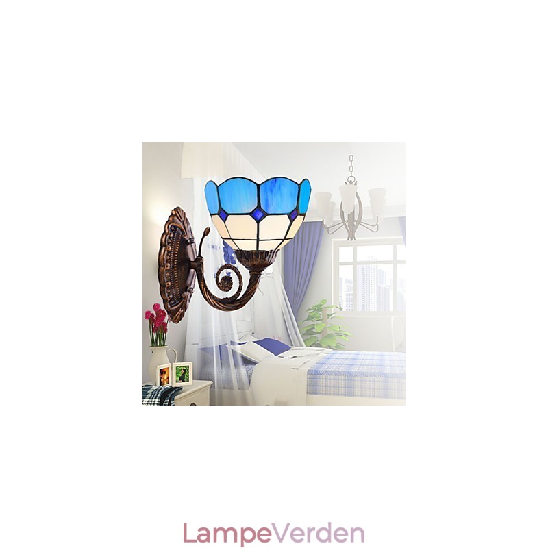 Europa Type Restoring Ancient Ways Væglampe Creative Mediterranean Glass Lights