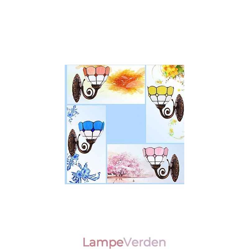 Europa Type Restoring Ancient Ways Væglampe Creative Mediterranean Glass Lights