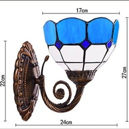 Europa Type Restoring Ancient Ways Væglampe Creative Mediterranean Glass Lights