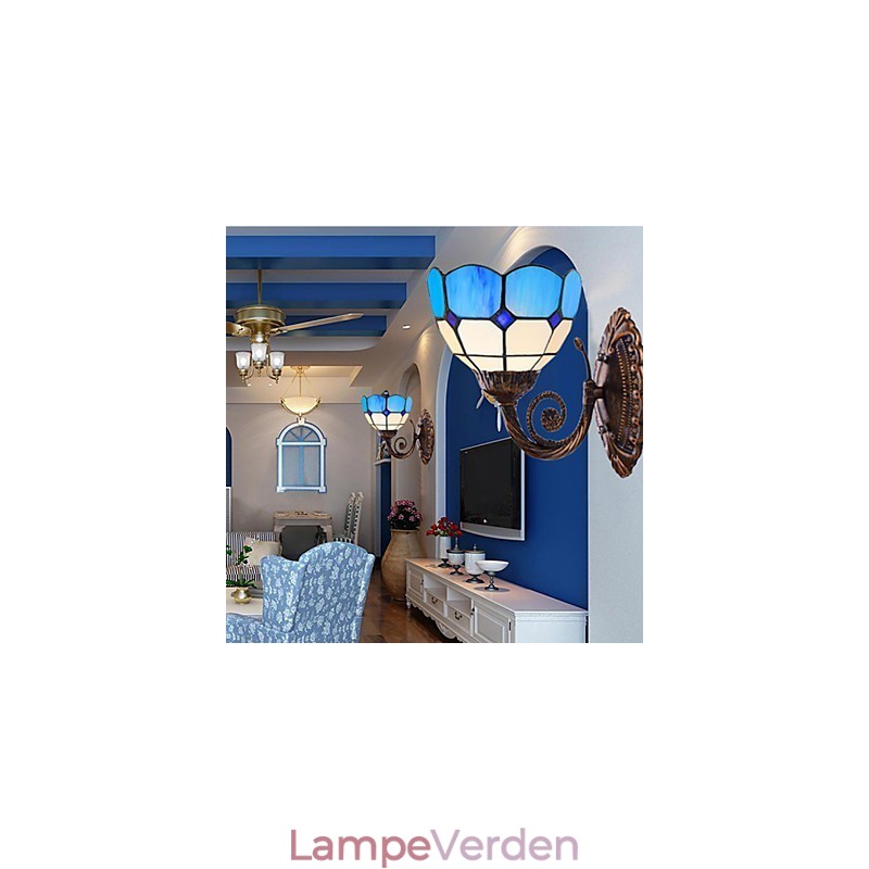 Europa Type Restoring Ancient Ways Væglampe Creative Mediterranean Glass Lights