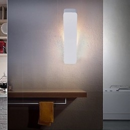 Kontrakteret og moderne kreative bøjet smedejernsvæglampe Power Lights