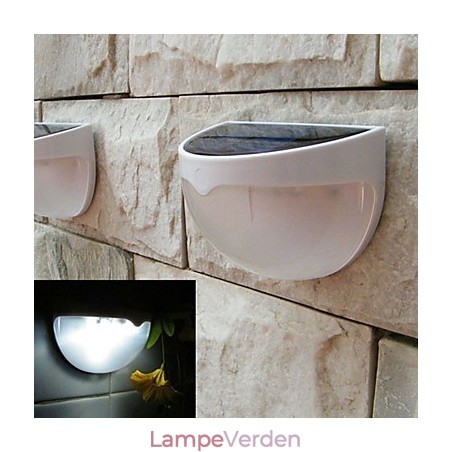 Solcelledrevet lampe udendørs havelys Automatisk sensor aktiveret solcellelys (hvid) Solcelledrevet lampe udendørs havelys Automatisk sensor aktiveret solcellelys (hvid)
