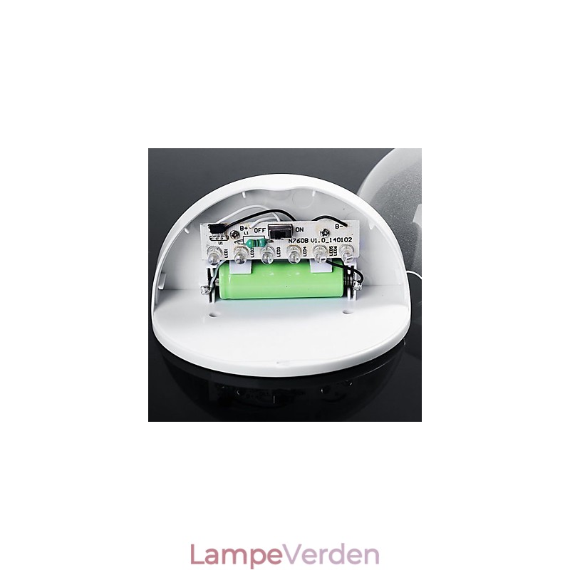 Solcelledrevet lampe udendørs havelys Automatisk sensor aktiveret solcellelys (hvid)