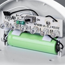 Solcelledrevet lampe udendørs havelys Automatisk sensor aktiveret solcellelys (hvid)