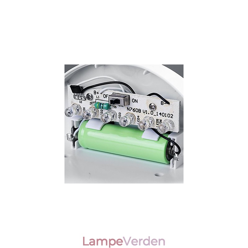 Solcelledrevet lampe udendørs havelys Automatisk sensor aktiveret solcellelys (hvid)