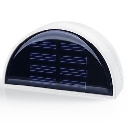Solcelledrevet lampe udendørs havelys Automatisk sensor aktiveret solcellelys (hvid)
