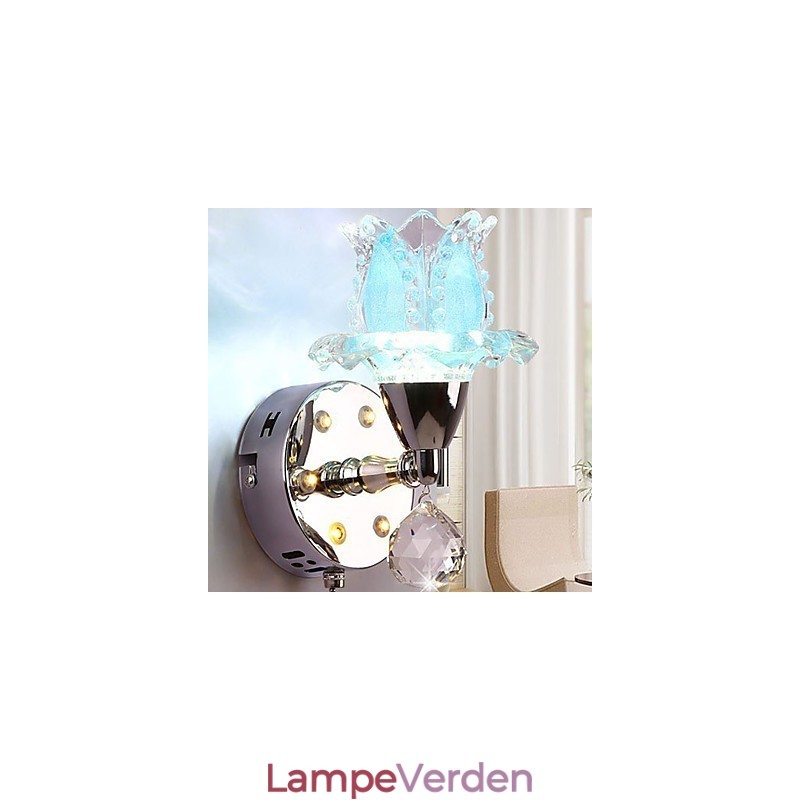 Kreativt moderne og kontraheret kreativt krystalvæglampelys