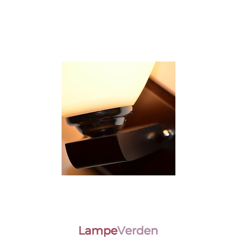 Væglampe Glas Varm moderne væglampe af hovedet af en seng lyser