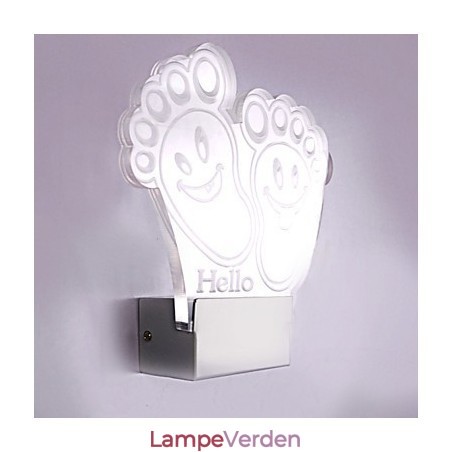 Akryl væglampe PVC-lampe Light Chip Modern Contemporary Metal Akryl væglampe PVC-lampe Light Chip Modern Contemporary Metal