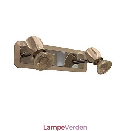 Moderne krom væglamper Badeværelseslamper med 2 lys Moderne krom væglamper Badeværelseslamper med 2 lys