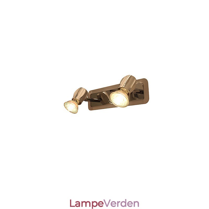 Moderne krom væglamper Badeværelseslamper med 2 lys